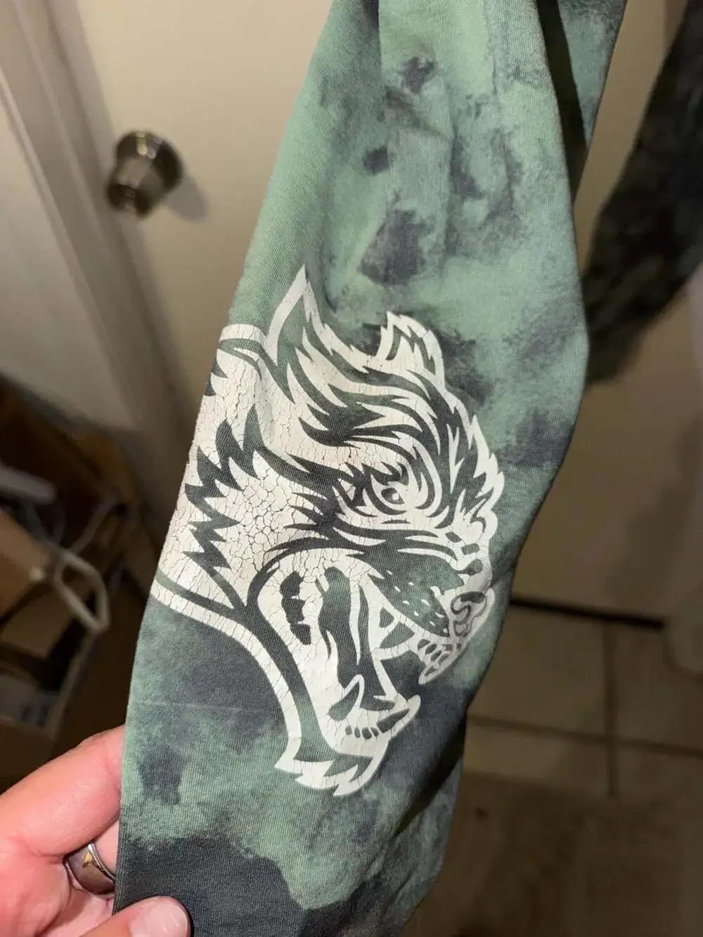 Darc Sport Everson Seamless Leggings in Green Marble Tie-Dye